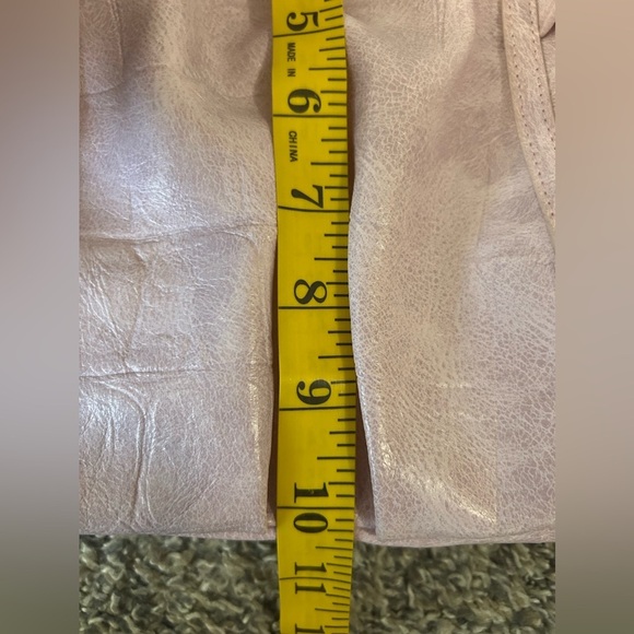 5/$25 MICHE NWT rose colored large vegan leather clutch bag - Picture 6 of 9